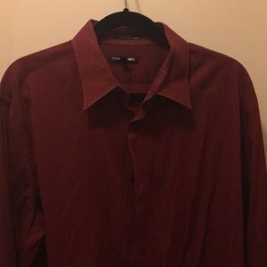 Express modern fit button down
